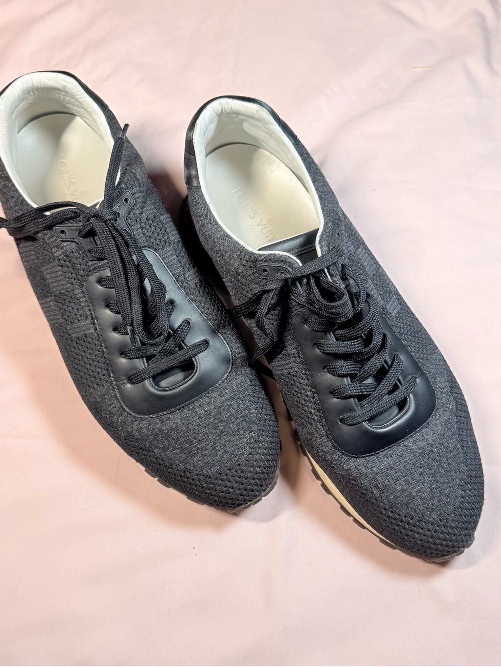 Louis Vuitton Men's Damier Knit Low-Top Sneakers - LV 7.5 / US 8.5⁠